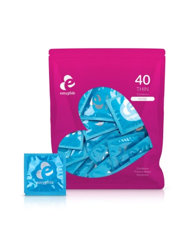 40 préservatifs Extra Fins - EasyGlide